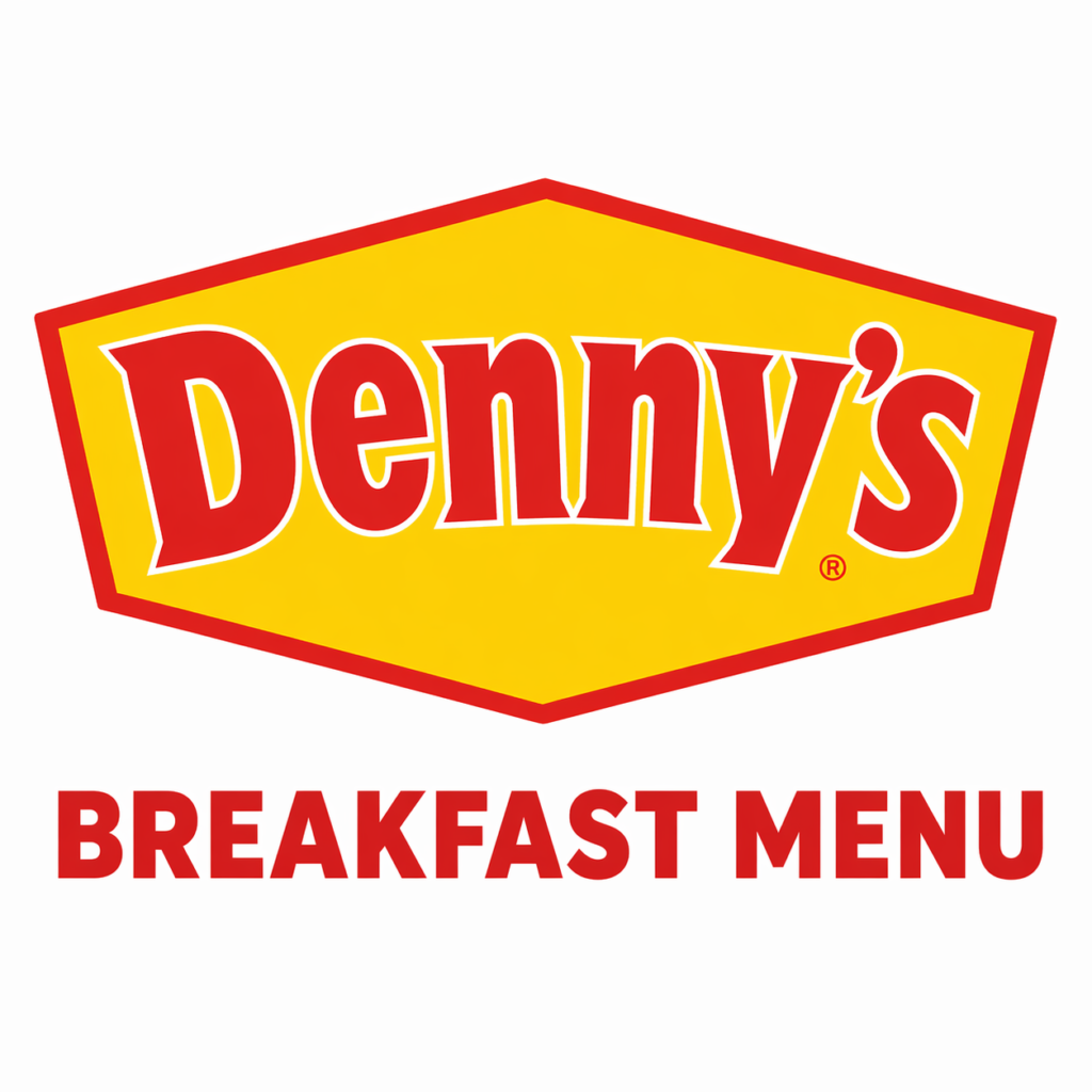Denny's breakfast menu with prices and calories 2026