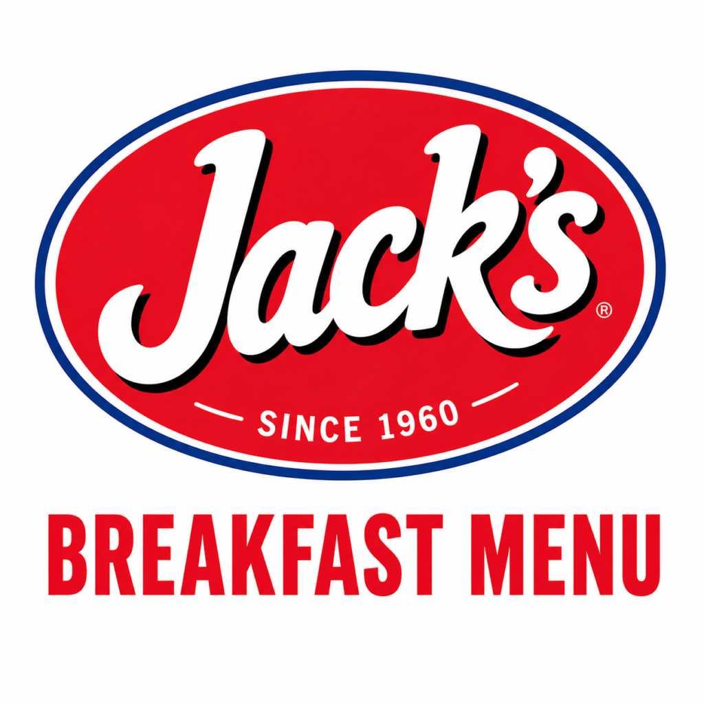 Jacks Pain breakfast menu with prices and calories 2026