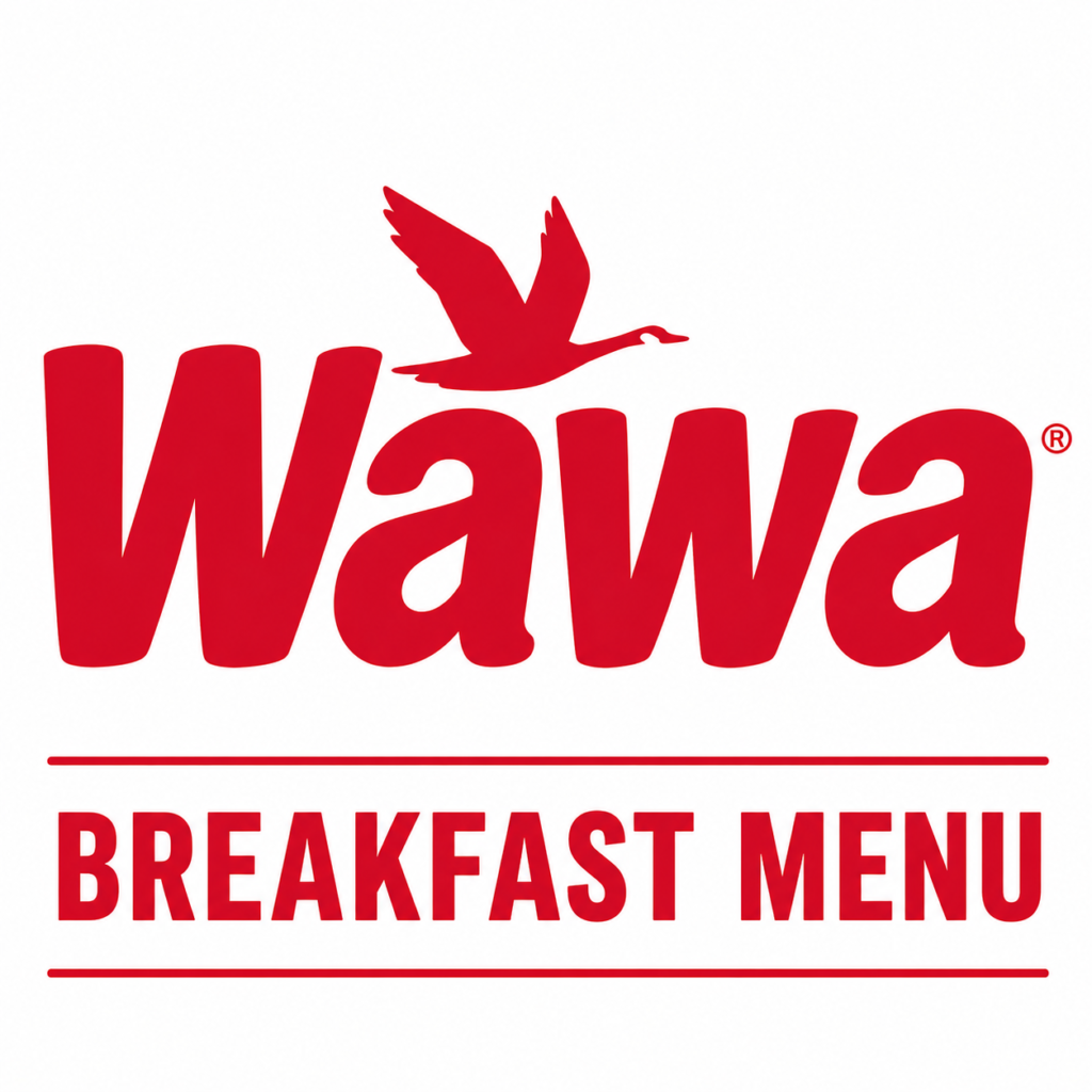 Wawa breakfast menu with prices and calories 2026