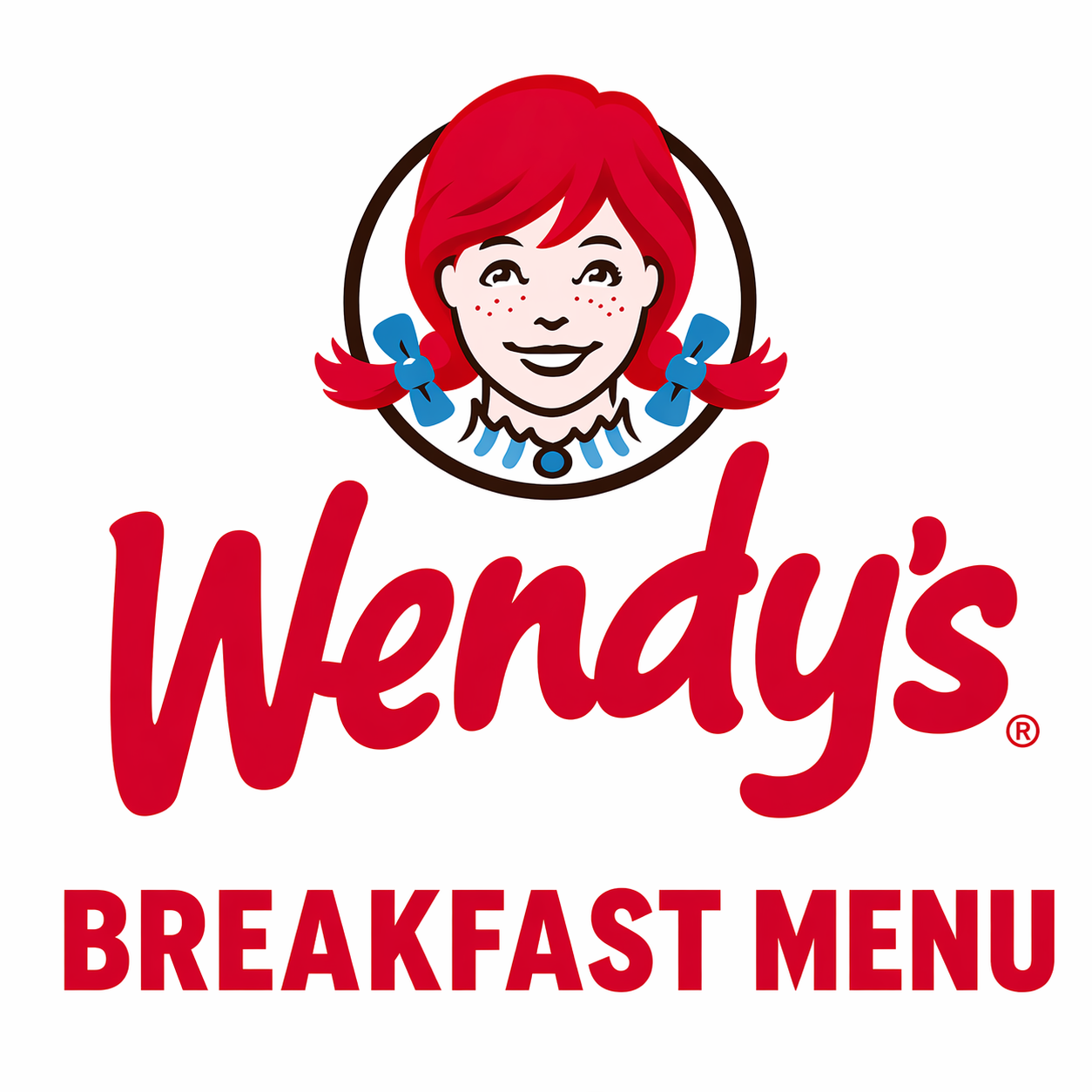 Wendy's breakfast menu with prices and calories 2026