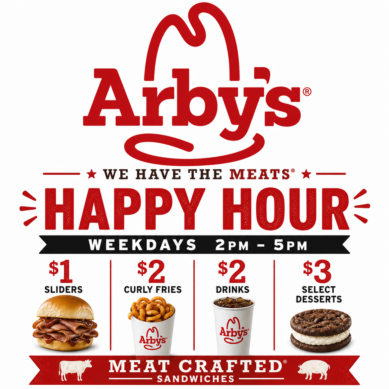 Arbys Happy Hours Updated 2026