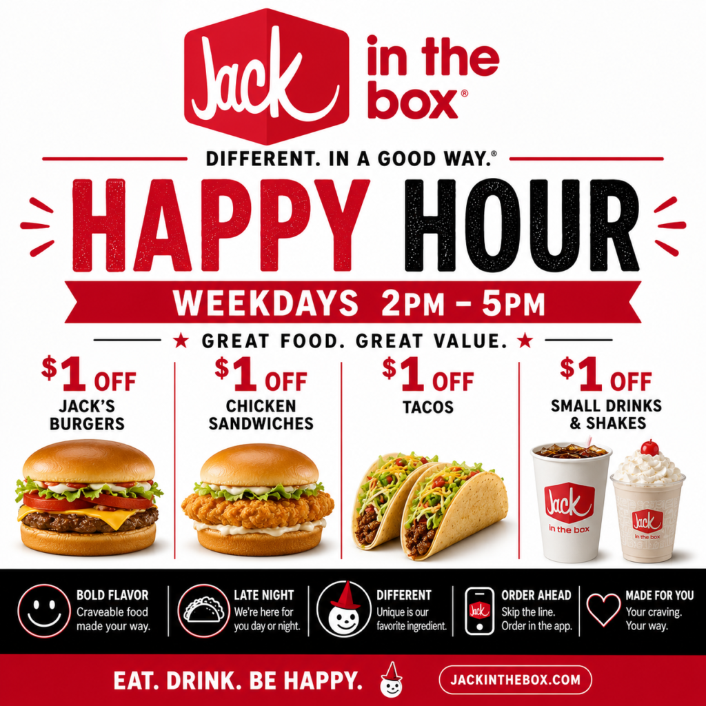 Jack In the Box Happy Hours Updated 2026