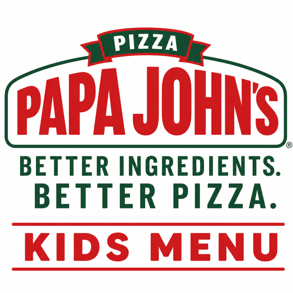 Papa Johns Kids Menu Updated 2026